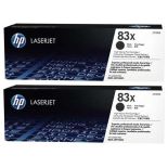 HP Toner 83X Black 2.2k Dual Pack CF283XD