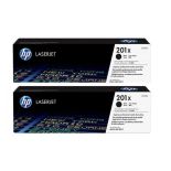 HP Toner 201X Black 2.8K Dual Pack CF400XD