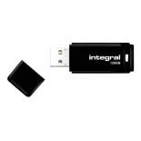 Integral Flashdrive Black 128GB USB 2.0 with removable cap