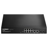 Edimax Switch zarządzalny Edimax ES-5208P 8x10/100 + 2xGb Combo PoE+ Web Smart