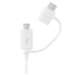 Samsung Kabel Combo (Type-C & MicroUSB)White