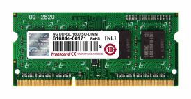 Transcend SODIMM, 4GB, 1600MHz, DDR3L, CL11