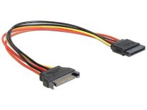 Gembird kabel zasilający SATA (M) -> SATA (F) 15pin, 50cm