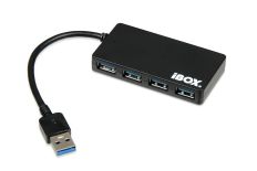 I-BOX HUB I-BOX USB 3.0 CZARNY 4-PORTY SLIM