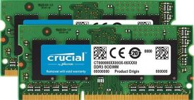 Crucial DDR3L 4GB/1600 (2*2GB) CL11 SODIMM 204p