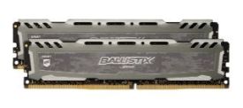 Crucial DDR4 Sport LT 16GB(2*8GB)/2400 CL16 SR x8 Szara