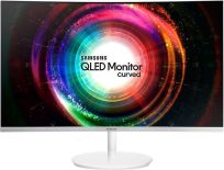 Samsung Monitor LC27H711QEUXEN, 27'', WQHD, VA, Curved, biały, Q-Dot, FreeSync