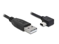 DeLOCK kabel kątowy USB 2.0 AM -> USB mini-BM 90 5m black