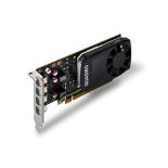 PNY Technologies NVIDIA Quadro P1000 DVI, 4GB GDDR5 (128 Bit), 4x miniDP (4x mDP to DVI), LP