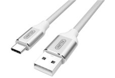 Unitek Kabel USB - USB typ-C 2.0 Silver, Y-C4025ASL