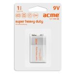 Acme Bateria Acme 6F22 Super Heavy Duty 9V 1pc