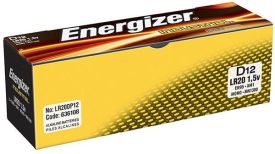 Energizer Bateria Industrial alkaliczna D LR20 12 szt. Bulk