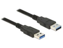 DeLOCK Kabel USB 3.0 AM-AM, 0.5m, czarny