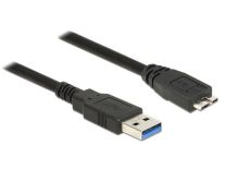 DeLOCK Kabel Micro USB 3.0 AM-BM, 3m, czarny