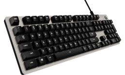 Logitech Klawiatura przewodowa Logitech G413 Gaming USB srebrna