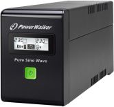 Power Walker UPS Line-Interactive 600VA 3x IEC C13, PURE SINE, RJ11/RJ45,USB,LCD