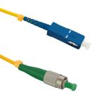 Qoltec Optic Patchcord FC/APC-SC/UPC , Singlemode , 9/125 , G652D , Simplex ,15m