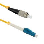 Qoltec Optic Patchcord LC/UPC-FC/UPC , Singlemode , 9/125 , G652D , Simplex , 5m