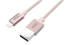 Unitek kabel lightning 100 cm ROSE GOLD, MFI, Y-C499ARG