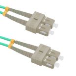 Qoltec Optic Patchcord SC/UPC - SC/UPC , Multimode , 50/125 , OM4 , Duplex , 1m