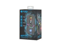 NATEC Fury Mysz dla graczy HUNTER 4800 DPI optyczna z oprogramowaniem, czarna