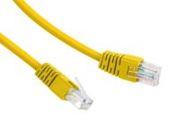 Gembird patchcord RJ45, osłonka zalewana, kat. 6, UTP, 0.25m, żółty