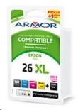 Armor cartridge pro EPSON XP510/520 sada CMYK+Ph.BK, kom.s T263x