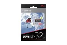 Samsung micro SDHC karta 32GB PRO Plus (Class 10 UHS-3) + SD adaptér