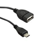 Qoltec Kabel USB OTG 2.0 A żeński , Micro USB B męski , 0.2m