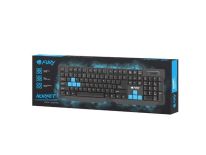 NATEC Fury Klawiatura dla graczy HORNET USB, US layout, Czarna