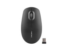 NATEC Mysz bezprzewodowa optyczna MERLIN 1600 DPI, NANO 2.4 GHz, USB, Czarna