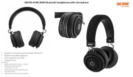 Acme Słuchawki BH60 z mikrofonem, Bluetooth, nauszne