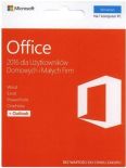 Microsoft PROGRAM OFFICE 2016 UŻYTKOWNICY DOMOWI I MAŁE FIRMY +OUTLOOK 1U 1STANOWISKO medialess/karta zdrapka