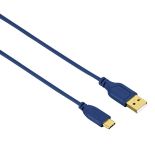 Hama Kabel USB 2.0 Hama USB-C - USB A FLEXI-SLIM 0,75 m niebieski