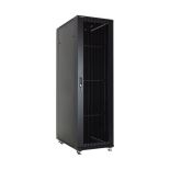 Linkbasic szafa stojąca rack 19'' 42U 600x1000mm czarna (drzwi perforowane)