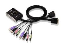 Aten PRZEŁĄCZNIK KVM 2 PORTY USB DVI CS682