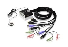 Aten PRZEŁĄCZNIK KVM 2 PORTY USB HDMI CS692