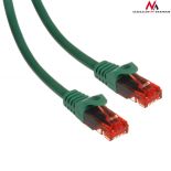 Maclean MCTV-300G Przewód kabel patchcord UTP cat6 wtyk-wtyk 0,5m zielony