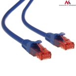 Maclean MCTV-300N Przewód kabel patchcord UTP cat6 wtyk-wtyk 0,5m niebieski