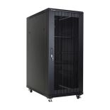 Linkbasic szafa stojąca rack 19'' 27U 600x1000mm czarna (drzwi perforowane)