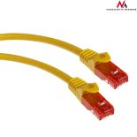 Maclean MCTV-301Y Przewód kabel patchcord UTP cat6 wtyk-wtyk 1m żółty