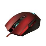 E5 Mysz przewodowa e5 FlashFire EX-100 Acuter optyczna Gaming czarno-bordowa