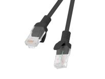 Lanberg Patchcord RJ45 cat. 5e UTP 0.25m czarny