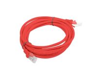 Lanberg Patchcord RJ45 kat. 5e UTP 3m czerwony