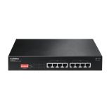 Edimax Long Range 8x10/100/1000Mb PoE+ Switch,130W budget (30W/port) with DIP sw