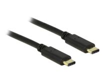 DeLOCK Kabel USB Type-C 2.0 męski > USB Type-C 2.0 męski 0.5m czarny