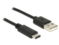 DeLOCK Kabel USB 2.0 Typ-AM> USB Typ-C (M) 0.5m czarny