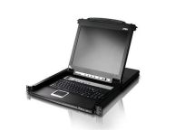 Aten KVM 8 port LCD LED 17'' + keyboard + touchpad USB-PS/2, IP Admin