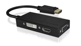 RaidSonic Technology IcyBox Adapter DisplayPort -> HDMI/DVI-D/VGA 3-w-1