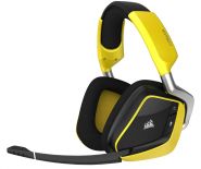 Corsair słuchawki gamingowe bezprzewodowe Void Pro RGB Dolby7.1,Czarne/Żółte(EU)